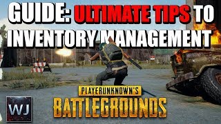 GUIDE How to PROPERLY manage your inventory in PLAYERUNKNOWNs BATTLEGROUNDS PUBG [upl. by Eedebez201]