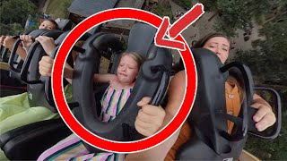 HUGE VERTICAL DROP  BRINGS 7 YEAR OLD TO TEARS TERRIFIED [upl. by Nadya]