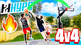 Insane 2HYPE Vs FaZe 4v4 Basketball Games [upl. by Chrisman]