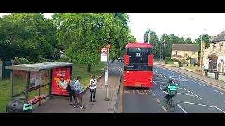 Frv Route 215 From Walthamstow Market to Chingford mount hall lane [upl. by Ovida]