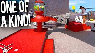 YOU HAVE TO SEE THIS CRAZY ONE OF A KIND MINI GOLF COURSE [upl. by Sim]