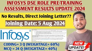 Infosys Pretraining Results Update  Infosys Onboarding Update  Direct Joining Letter Survey Form [upl. by Fidela162]