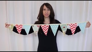 How to Make a Pennant Banner [upl. by Ameline]