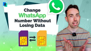 How to Change WhatsApp Number without Losing Chats 2021  2 Solutions [upl. by Annairt]