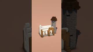 How to Build a Diorite Medieval House in Minecraft [upl. by Lirbij]