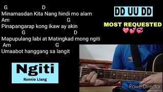 Ngiti Guitar Tutorial  Ronnie Liang WITH LYRICS AND CHORDS [upl. by Jannery18]