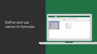 Name cells and ranges in Excel [upl. by Aibun]