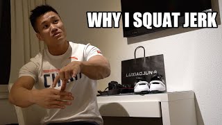 LU Xiaojun Why I Squat Jerk and train LU raises [upl. by Gone964]