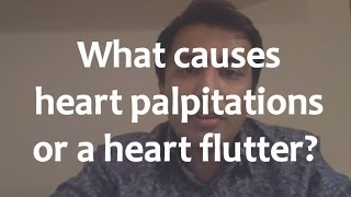 What causes heart palpitations or a heart flutter [upl. by Ylliw]