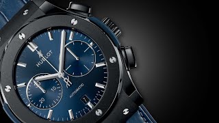 HUBLOT  CLASSIC FUSION CHRONOGRAPH CERAMIC BLUE 45MM [upl. by Eltsyrk]