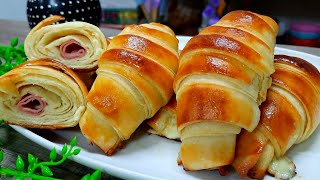 Como fazer CROISSANT  Receita caseira com ingredientes comuns [upl. by Swithbert]