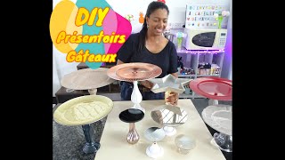 ✨ DIY ✨ PRÉSENTOIRS GÂTEAUX 🍰 FACILE RAPIDE et PAS CHER 🧁 [upl. by Ber]