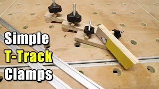 Super Simple DIY TTrack Clamps [upl. by Adnowal]