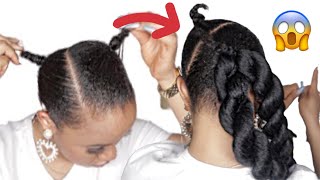 Beautiful DIY Quick And Easy Elegant Updo Hairstyle You Should Try Now [upl. by Akoek]