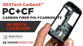 CarbonX™ PCCF Carbon Fiber Polycarbonate 3D Printing Filament by 3DXtech [upl. by Yarised]