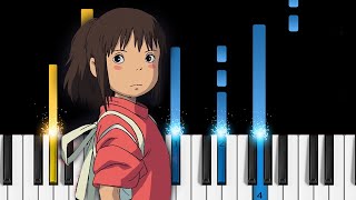 One Summers Day  Spirited Away  EASY Piano Tutorial [upl. by Andrey302]