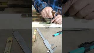 Installing a French Paumelle Hinge [upl. by Krystyna161]