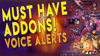 Must Have Addons Guide  VOICE NOTIFICATIONS  WeakAuras amp DBM Setup  WoW BfA 83 [upl. by Tham776]