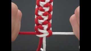 How to Make a Lizard Belly Bar Paracord Bracelet by TIAT [upl. by Nmutua20]