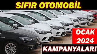 SIFIR OTOMOBİL OCAK 2024 KAMPANYALARI [upl. by Aihsrop]