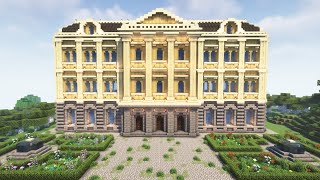 Minecraft  Neoclassical Palace  Minecraft Tutorial [upl. by Beall]