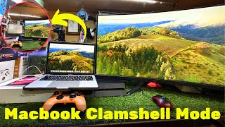 How to Display Macbook on Monitor When Closed 2024  Connect MacBook to Monitor Clamshell Mode [upl. by Elum]