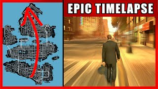 Walk Across The Map Timelapse  GTA 4 [upl. by Line157]