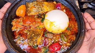 How To Make TILAPIA OKRO STEW [upl. by Alwitt916]