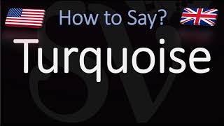 How to Pronounce Turquoise CORRECTLY [upl. by Eirrem]