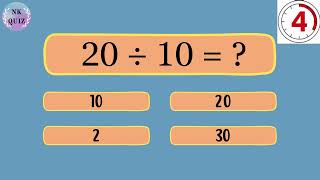 Division Quiz  Division Maths Test 40 questions  Maths Division Quiz for Kids  Division [upl. by Redliw688]