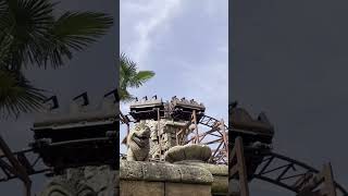 Indiana Jones Ride At Disneyland Paris [upl. by Atarman]