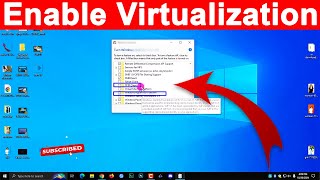 How to Enable Virtualization in Windows 10  How to Enable Virtualization on PC [upl. by Anaujik]