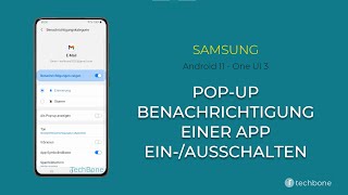 Popup Benachrichtigungen einer App  Samsung Android 11  One UI 3 [upl. by Paresh]