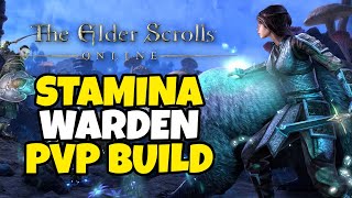 ESO Stamina Warden PvP Build Firesong [upl. by Lammond557]