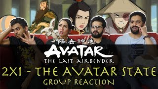 Avatar The Last Airbender  2x1 The Avatar State  Group Reaction [upl. by Kcirttap]