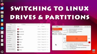 Switching to Linux Drives amp Partitions [upl. by Zetes927]