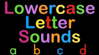 Lowercase Letter Sounds  ABC Alphabet  Learn to Read with Phonics for Kids [upl. by Euqinay227]