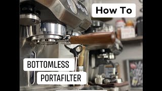 How To Use Bottomless Portafilter When Perfecting Your Espresso Technique [upl. by Niwrek120]