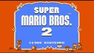 Super Mario Bros 2 USA  Mario Madness NES HD Complete Walkthrough [upl. by Aneerahs752]