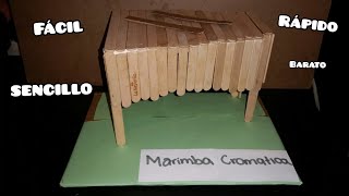 Cómo hacer una maqueta de marimba Cromatica [upl. by Nylaehs]