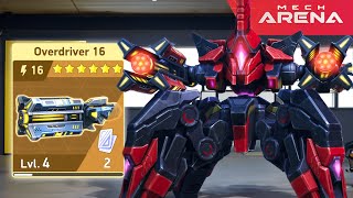 The Overdriver is Way More Powerful Than You Think 💣🤯 Mech Arena [upl. by Arinaid]