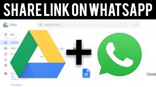 How To Share Google Drive Link on WhatsApp [upl. by Pool]