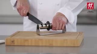 How To Sharpen Your Knife Using The Sharp Select Pull Through Sharpener [upl. by Adnofal]