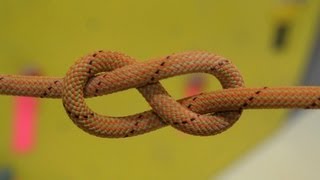 How to Tie Figure 8 FollowThrough Knot  Rock Climbing [upl. by Orbadiah22]