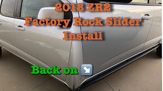 2018 ZR2 Rock Slider Installation [upl. by Nickey666]