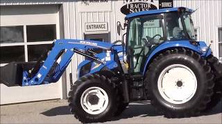 New Holland T4105 Tractor For Sale Walkaround amp Driving Demo [upl. by Stoll]