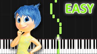 Inside Out  Easy Piano Tutorial [upl. by Zelten]