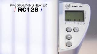 How to program Haverland conservatory radiator RC12B [upl. by Nicolella]