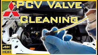 PCV Valve cleaning Mitsubishi Outlander 2010 [upl. by Young]