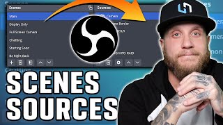 How to Setup Scenes Sources and Overlays in OBS  The Ultimate Guide [upl. by Kalk]